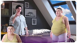 3D animated cartoon visual novel game with big boobs