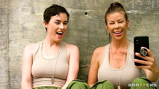 Sand And Sweat: Part 1 With Alexis Fawx, Olive Glass - Brazzers