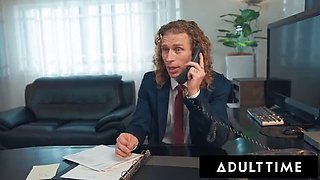 Curvy BBW Karla Lane Fucks Boss - Big Tits Wife Sarah Arabic Catches Them!