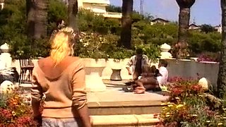 Hot amateur blonde gangbanged