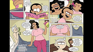 Lincoln Fucks His Busty Mother-in-Law While His Girlfriend Isn't - Milf Latina - The Loud House Hentai