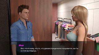 Hot blonde Mia gets down and dirty in a wild three-way wrestling match