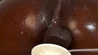 This Fuck Machine Dumped a Huge Cum Load in My Pussy and Made Me Squirt Twice