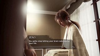 Step-siblings get it on while she indulges in some self-pleasure