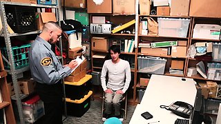 Hispanic perp anal fucked and cock sucked by LP Officer