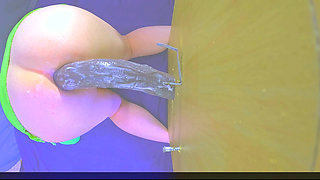 femboy loves a rough dildo ride