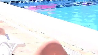 AuntJudysXXX - Busty MILF Keira Fucks the Pool Boy