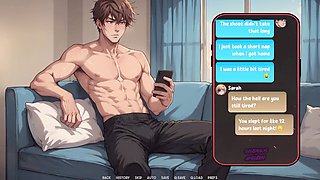 Visual novel, club, 3d animation