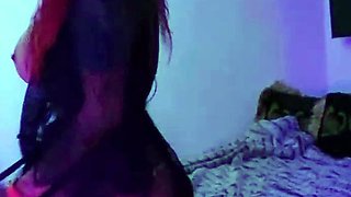 Muscular solo guy jerks off his stiff dick