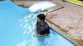 Hot Indian Couple Had Sex While Having Fun in the Swimming Pool.