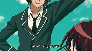 Horny Anime Girl With Glasses Fucks Hard in Classroom Hentai 3D Animation