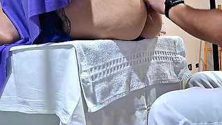 The Gynecological Exam Ends with the Patient's Orgasm and the Doctor's Cumshot.