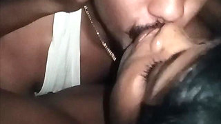 Indian Wife Kissing