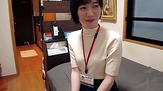 Tan Japanese gyaru in POV handjob blowjob rimjob orgy