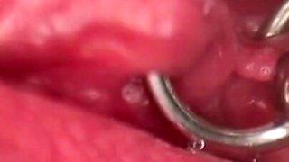 Extreme Close up Pee and My Pierced Pussy and Clit Compilati