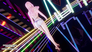 MMD Dia - Woo Woo Seraphine Hot Kpop Dance League of Legends