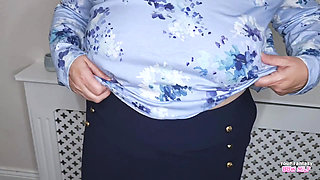 Aunt lets you look up her skirt just this once - Cheating Mature Amateur BBW Slut Mom Aunt