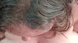 Step mom sucks step sons cock best blowjob ever , better camera quality Very good video to jerk off