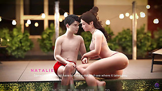 Big Ass Stepsister Wants To Have Sex With Stepbro - 3D Hentai Game - Mist Of Her Body