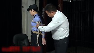 Chinese Stewardess Bondage And Gagged