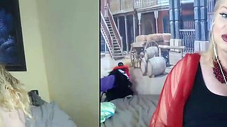 Beautiful Brunette Big Boobs Rides Fake Cock