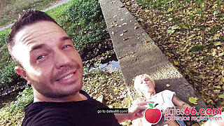 Naughty in Public: Guy Fucks 2 Milfs In The Middle Of The City
