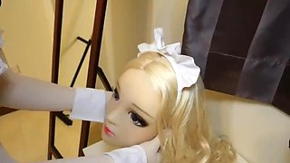 Maid kigurumi: Masturbation, Fetish  Homemade Porn