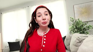 Avery Wilds bouncing wild on stepbros cock
