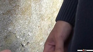 A Bitch wife Gets Laid Outdoor - Homemade sex