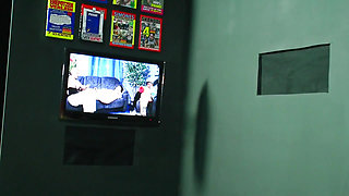 He caught the sluts in the cabin fucking watching porn - 5