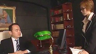 Hottest Japanese whore Yukari Ayasaki, Sae Aragaki in Amazing Secretary, Office JAV clip