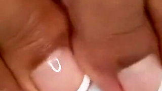 Pink Foxx Wiggles Toes with French Pedicure