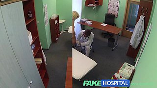 Blonde amateur pays the price for fakehospital's fake exam with a POV reality twist