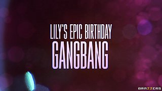 Lily's Epic Birthday Gangbang With Mick Blue, John Strong, Eddie Jaye, Vince Karter, Will Pounder, Mazee The Goat, Alex Mack, Abigaiil Morris, Lily Lou - Brazzers