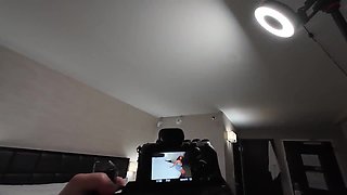 Young Black Chick with Big Tits Fucks Street Photographers Huge Shaft Covered in Facial Cumshots and Piss when he tricks her into Photo Shoot VS World Biggest Dick