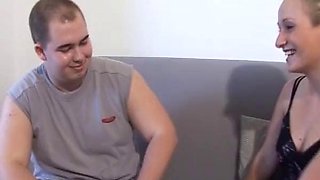Hot amatuer blonde German slut rides big dick until a cumshot