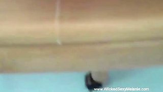 Step Mommy Melanie Skyy Gets Creampie in Amateur Mature Scene