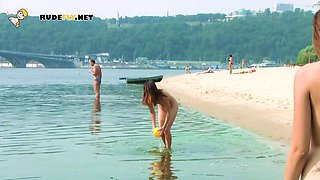 Brunette nudist teens