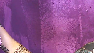 Anal Fuckmachine Destroys Cute Tattoo Girls Asshole - Lesbian Squirt Action