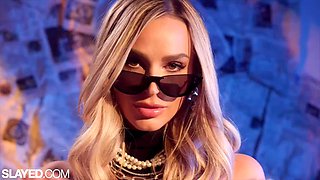 SLAYED Gorgeous Jill licks every inch of Emmas hot body: Blonde, Masturbation  Lesbian Porn