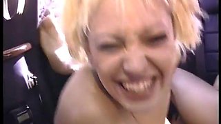 An amazing double blowjob in the car: Big Tits, Masturbation  Big Boobs Porn