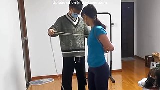 Chinese bondage in white socks: Hardcore, Fetish  Bdsm Porn