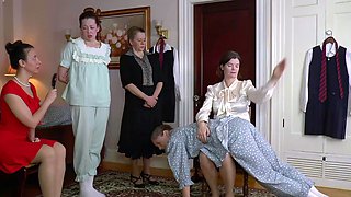 Amateur fetish BDSM action with redhead