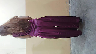 Beautiful Desi Horny Stepsister surprised me showing Tits