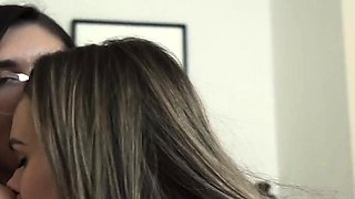 Dirty Bi Atch Seduced A Innocent Gal With Man Sausage In