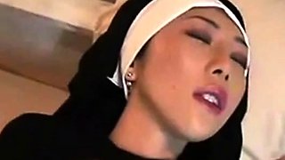 Big-Titted Asian Amateur Nun