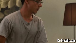 Feeble Cuck Watches as His Young Wife Allie Haze Fucks an Old Friend