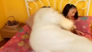 Asian babysitter loves sucking dick