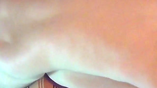 Overhead single camera couch fuck view