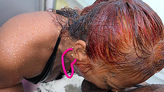 Bathroom Romance Blowjob and Pussy Fuck Nilmini Sheron